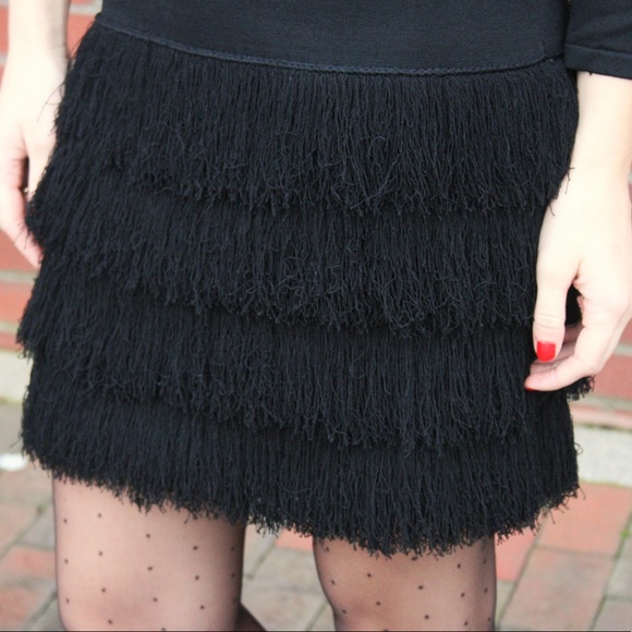 Calvin Klein shag fringe sheath dress - Picture 2 of 2